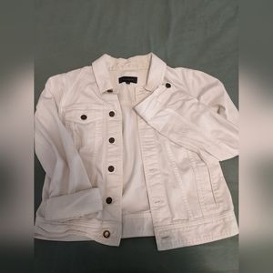 White denim jacket